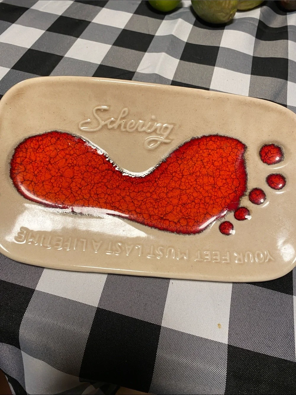 Vintage ceramic soap